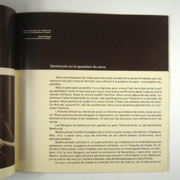 La mine d'argile est notre champ Aminata Traore Signed French Paperback Renaud - Picture 5 of 9